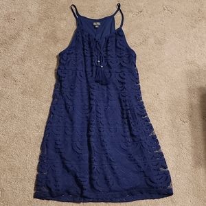 Lily Rose Navy Blue Dress Size M